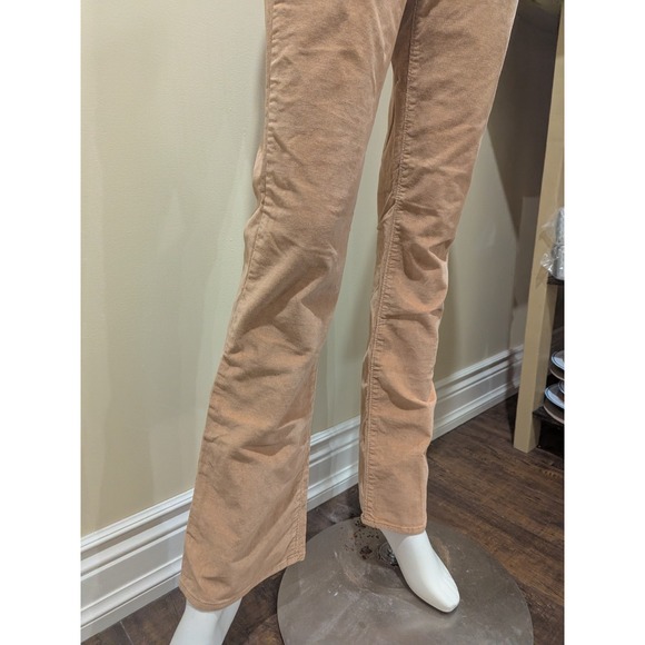 Levi's 725 High Rise Bootcut Corduroy Pants Women's 28 Tan Stretch - Picture 9 of 16